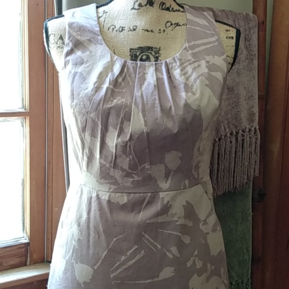 Loft Lavender and Dusty Pink Midi Dress - Picture 3 of 8